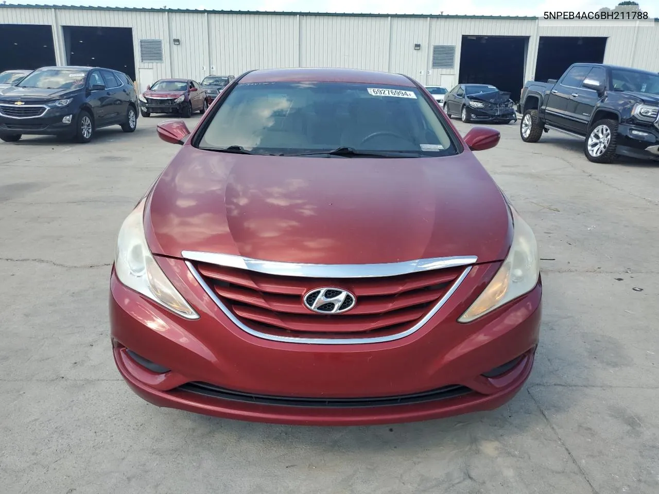 5NPEB4AC6BH211788 2011 Hyundai Sonata Gls