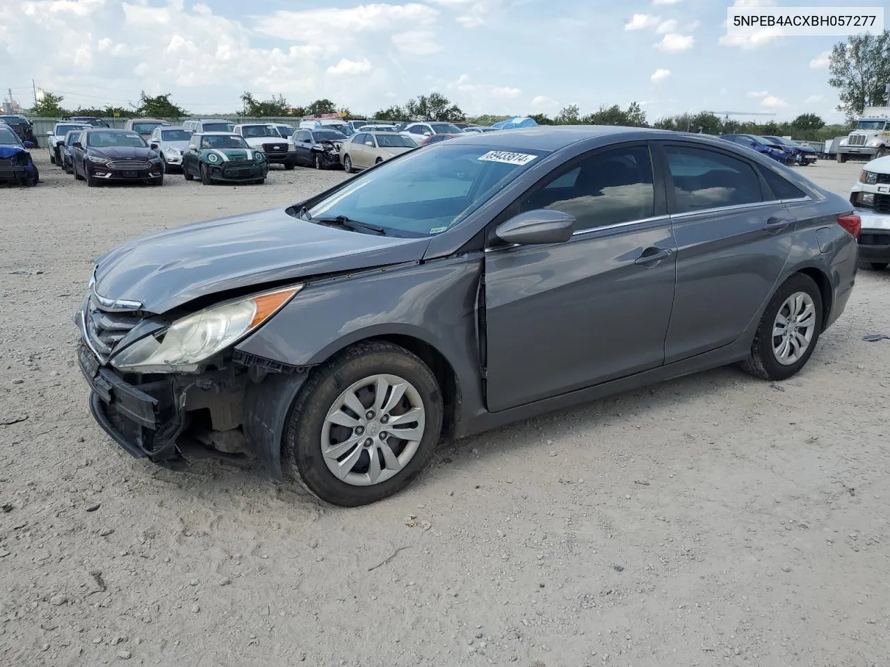 2011 Hyundai Sonata Gls VIN: 5NPEB4ACXBH057277 Lot: 69433814