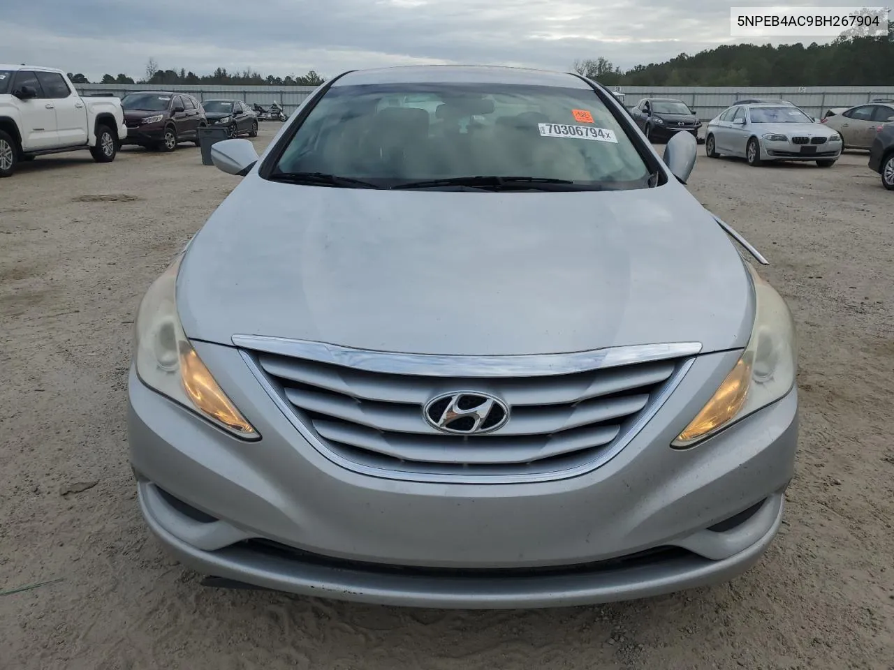 2011 Hyundai Sonata Gls VIN: 5NPEB4AC9BH267904 Lot: 70306794