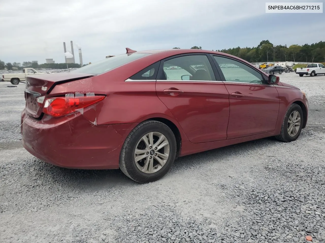 2011 Hyundai Sonata Gls VIN: 5NPEB4AC6BH271215 Lot: 70400214