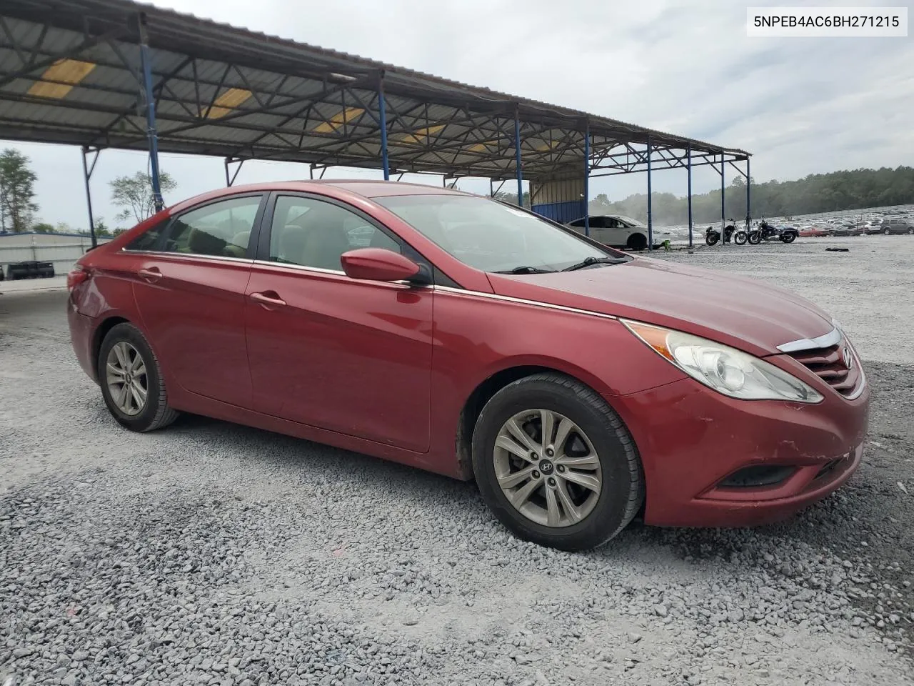 2011 Hyundai Sonata Gls VIN: 5NPEB4AC6BH271215 Lot: 70400214