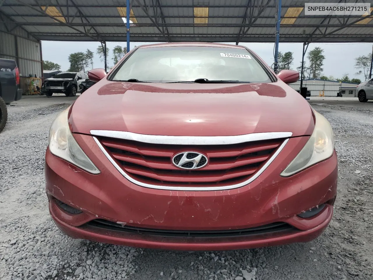 2011 Hyundai Sonata Gls VIN: 5NPEB4AC6BH271215 Lot: 70400214