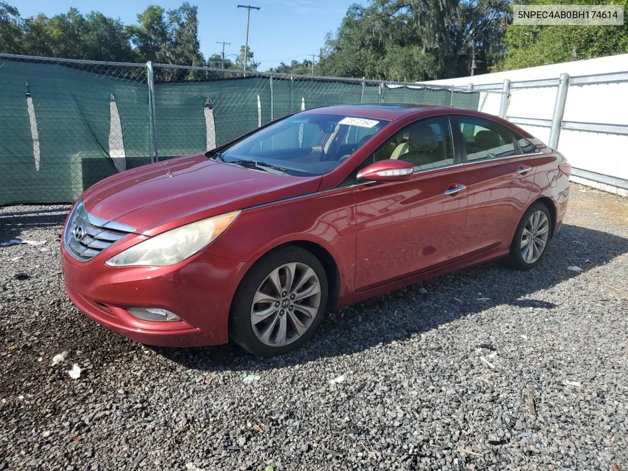 5NPEC4AB0BH174614 2011 Hyundai Sonata Se