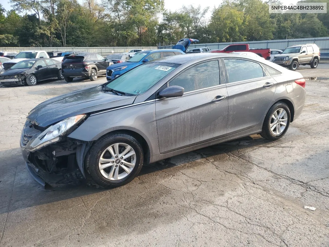 2011 Hyundai Sonata Gls VIN: 5NPEB4AC4BH238892 Lot: 70774184