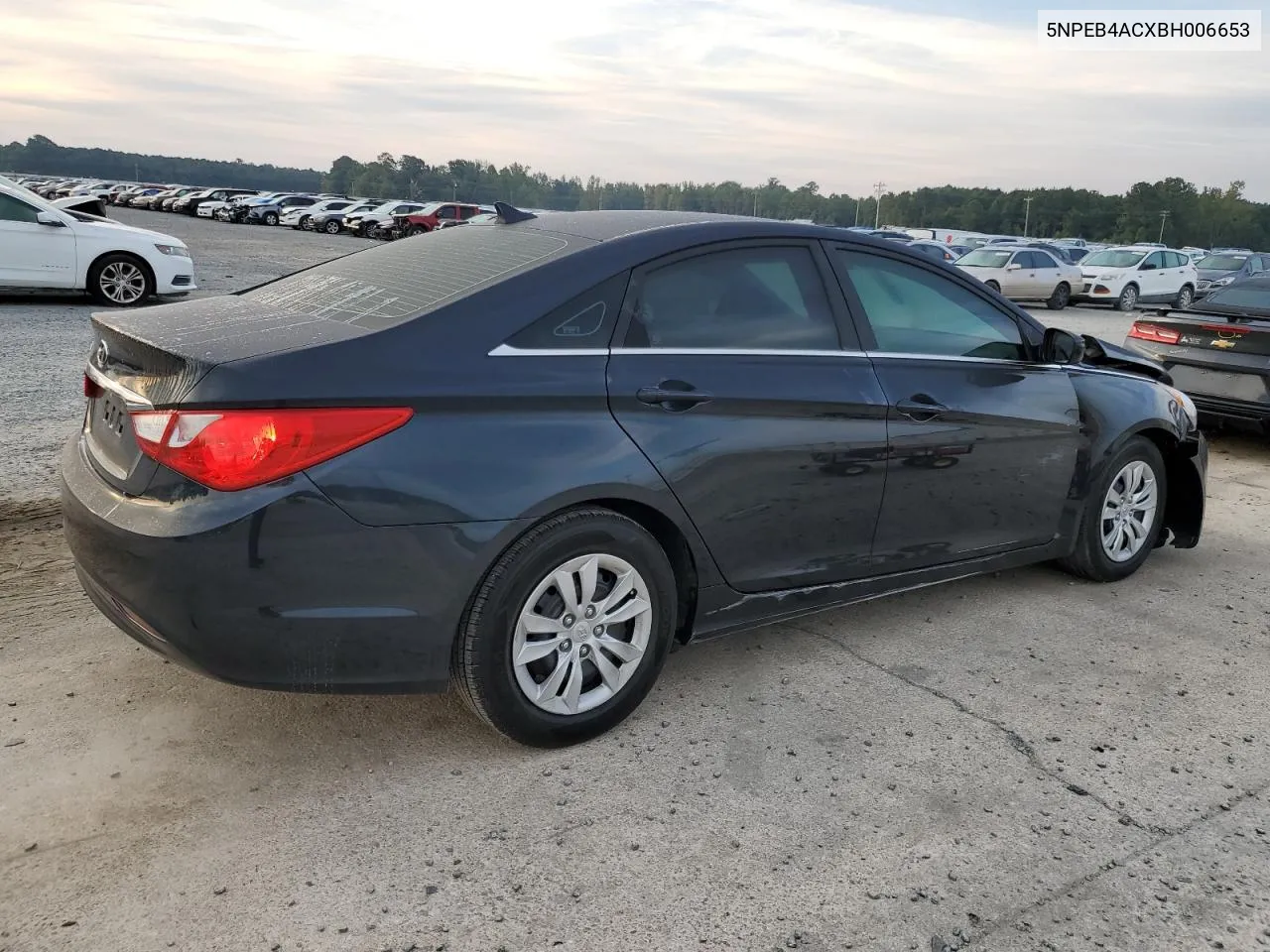 5NPEB4ACXBH006653 2011 Hyundai Sonata Gls