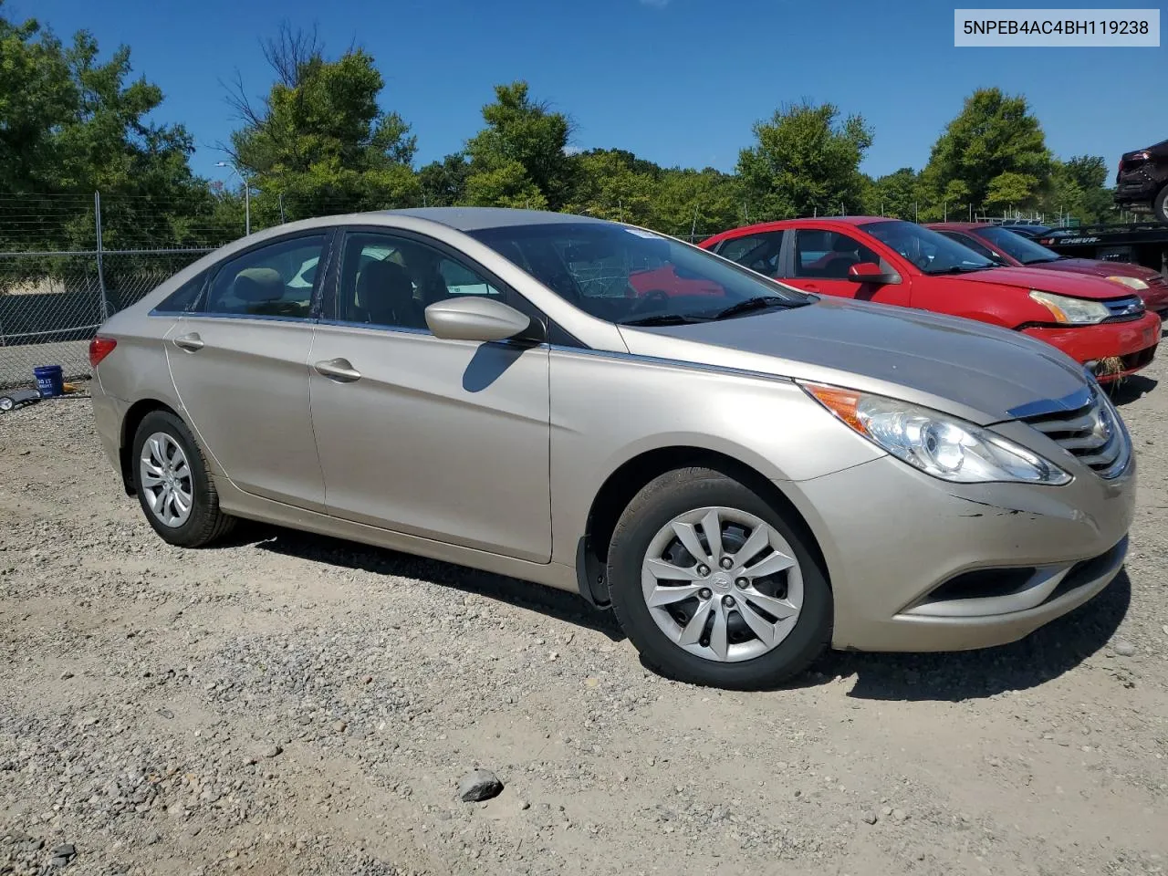 5NPEB4AC4BH119238 2011 Hyundai Sonata Gls