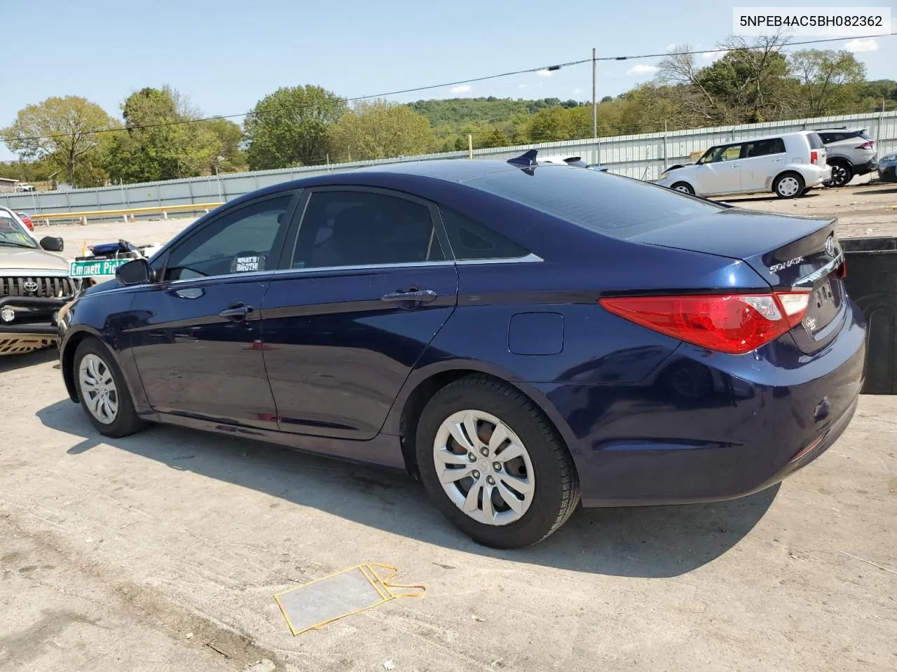 2011 Hyundai Sonata Gls VIN: 5NPEB4AC5BH082362 Lot: 71064094