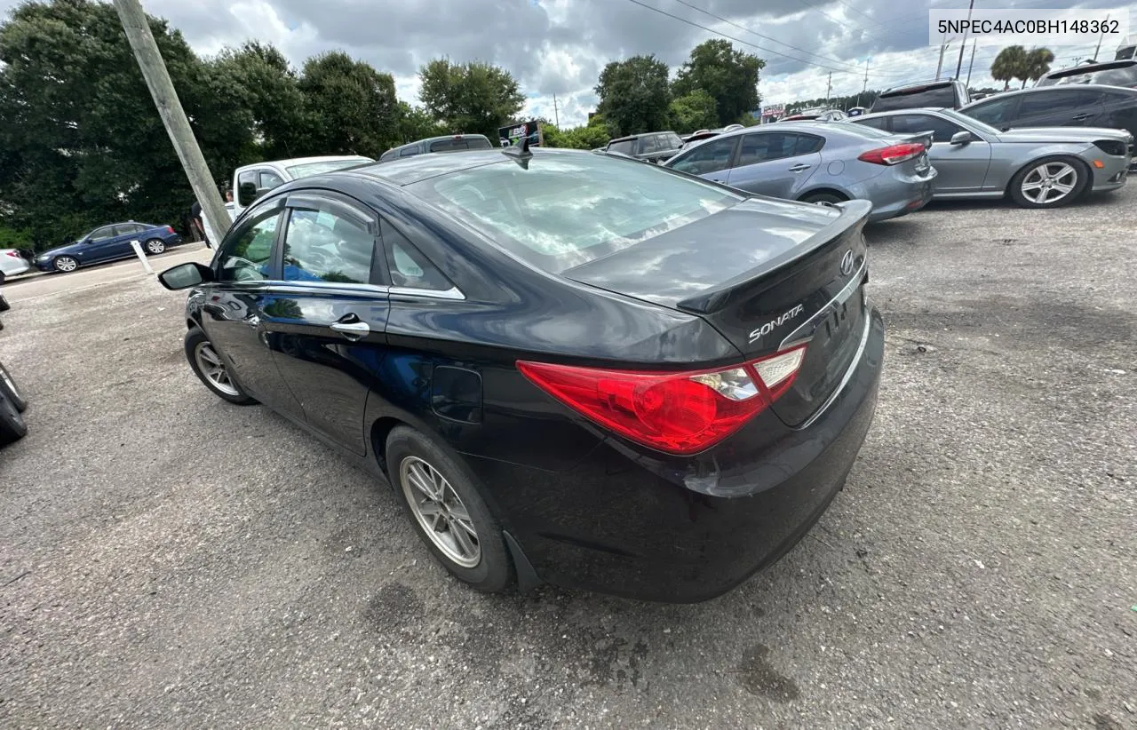 5NPEC4AC0BH148362 2011 Hyundai Sonata Se