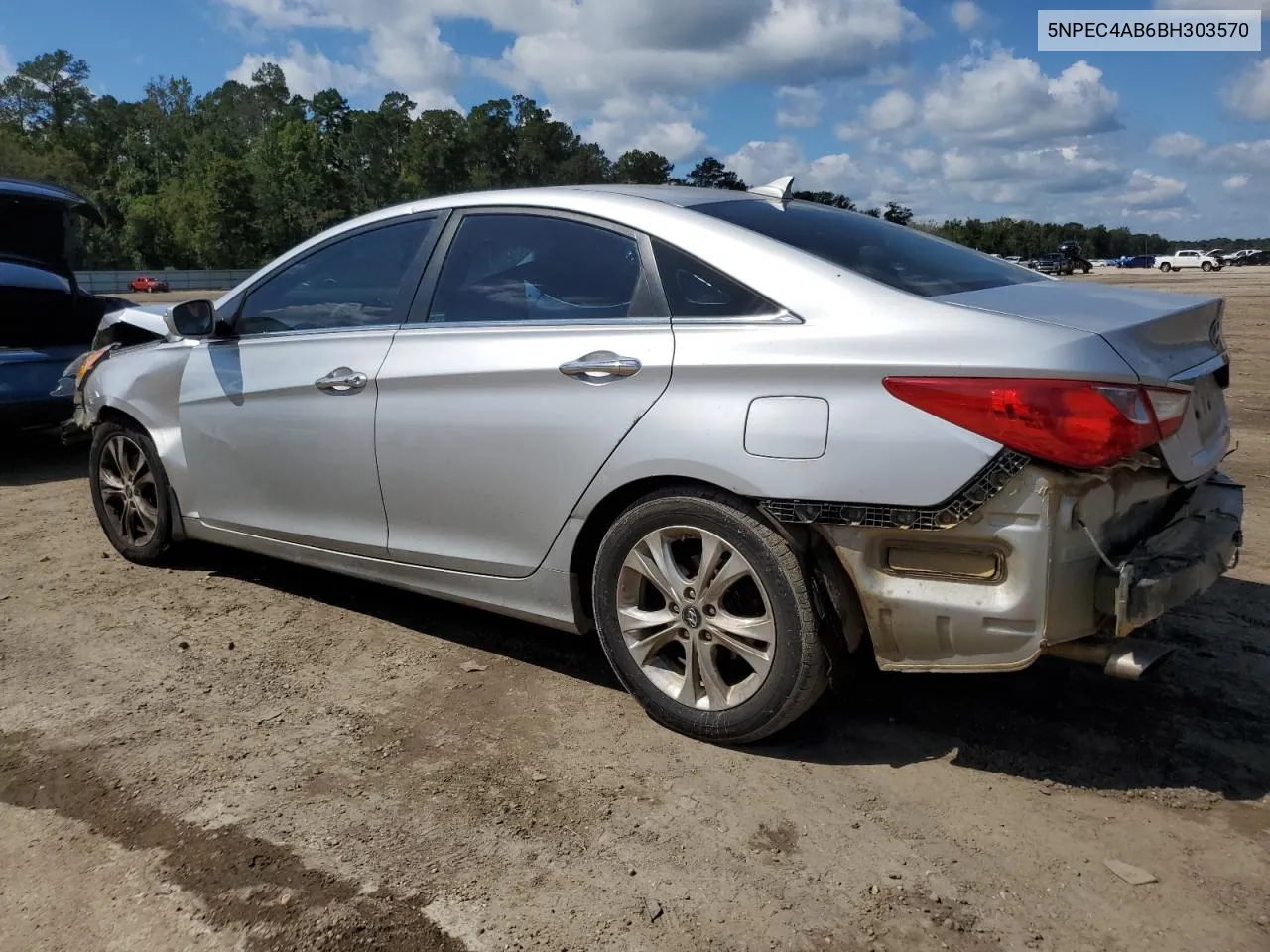 5NPEC4AB6BH303570 2011 Hyundai Sonata Se