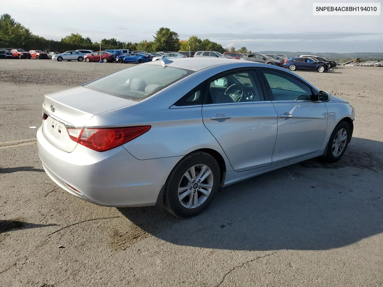 5NPEB4AC8BH194010 2011 Hyundai Sonata Gls