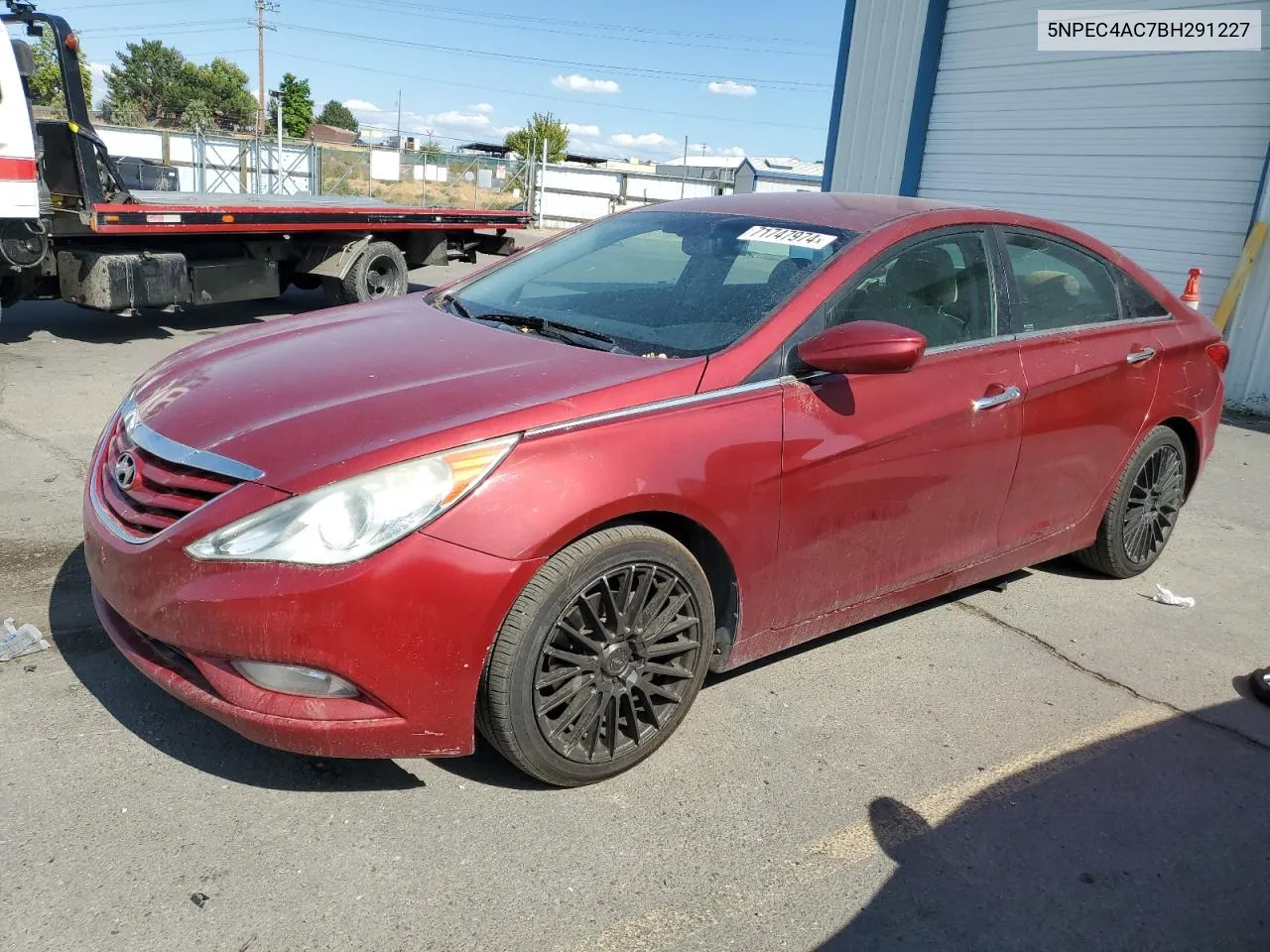 2011 Hyundai Sonata Se VIN: 5NPEC4AC7BH291227 Lot: 71747974