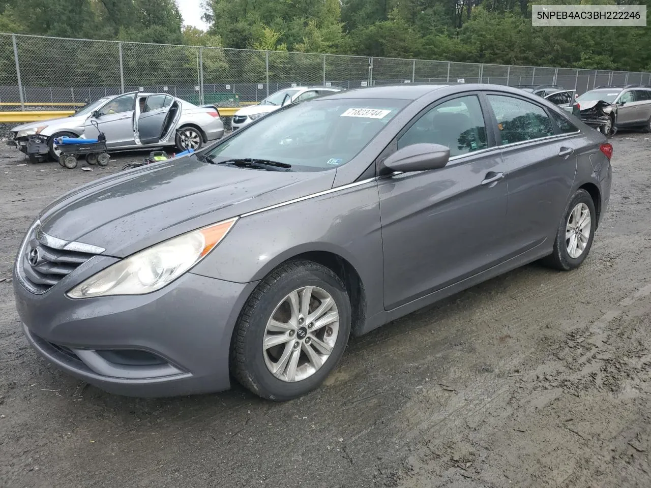 2011 Hyundai Sonata Gls VIN: 5NPEB4AC3BH222246 Lot: 71823744