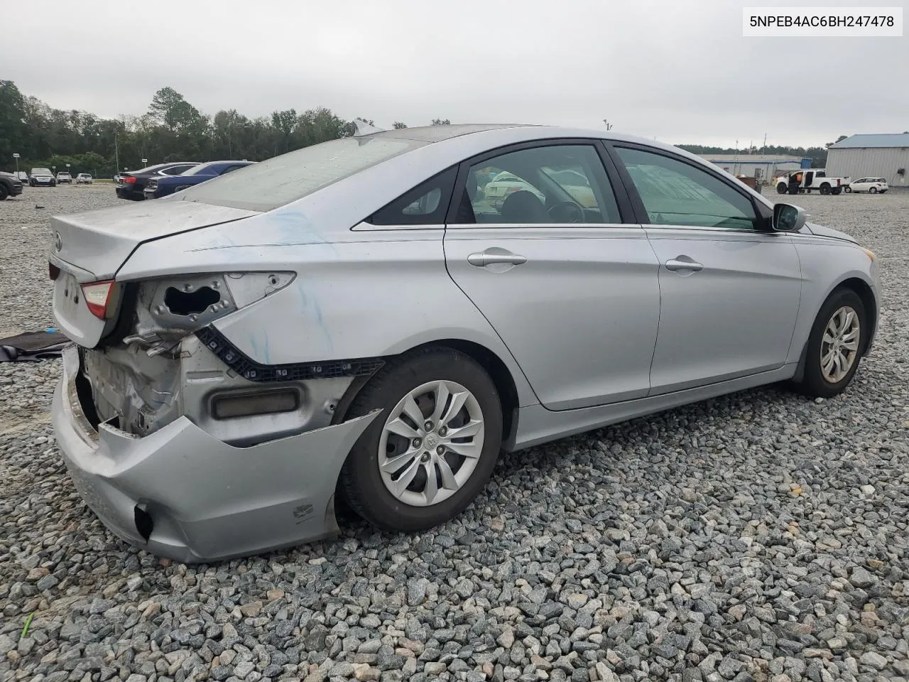 2011 Hyundai Sonata Gls VIN: 5NPEB4AC6BH247478 Lot: 72047324