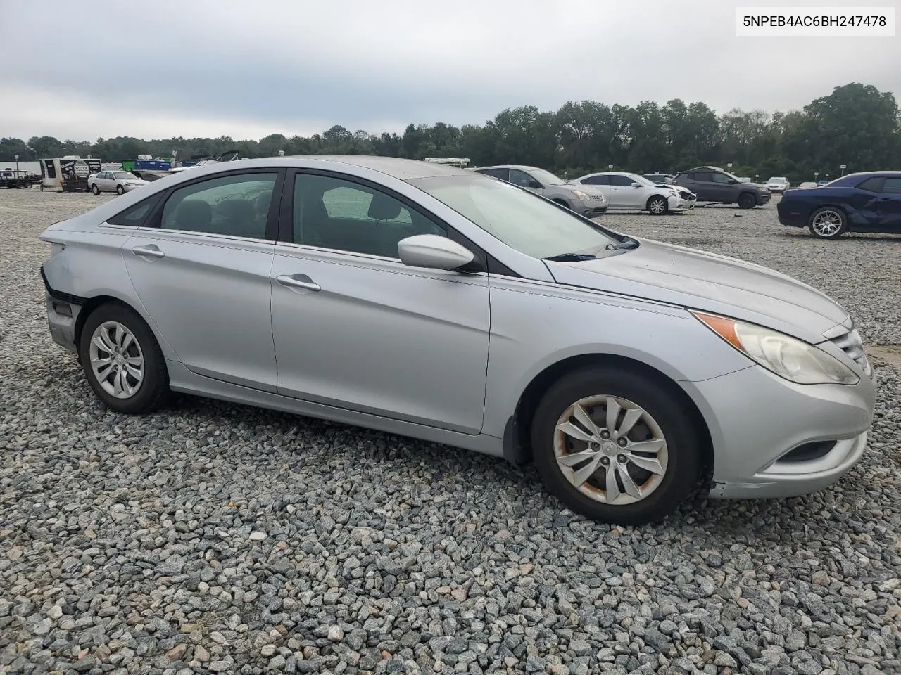 2011 Hyundai Sonata Gls VIN: 5NPEB4AC6BH247478 Lot: 72047324