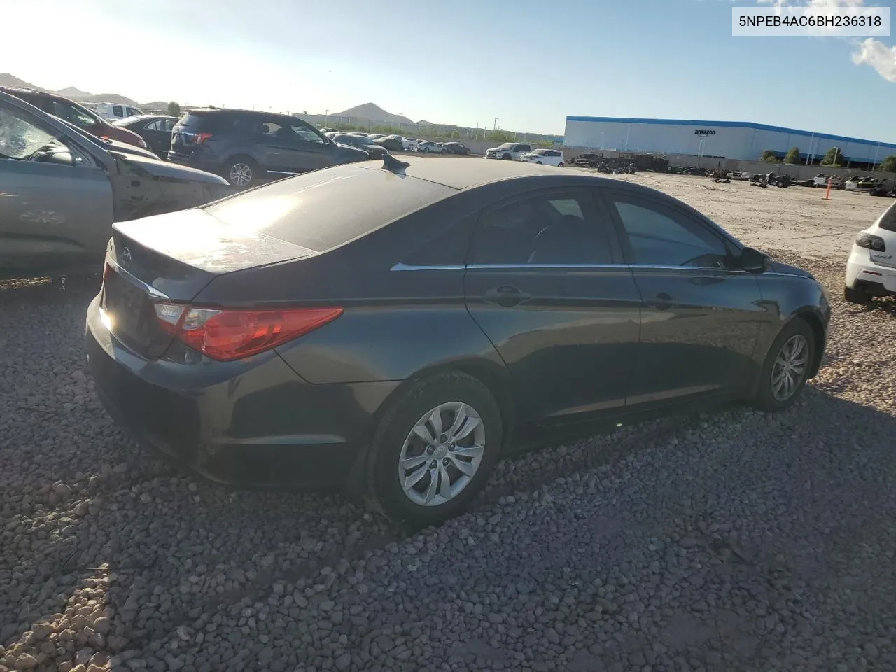 5NPEB4AC6BH236318 2011 Hyundai Sonata Gls