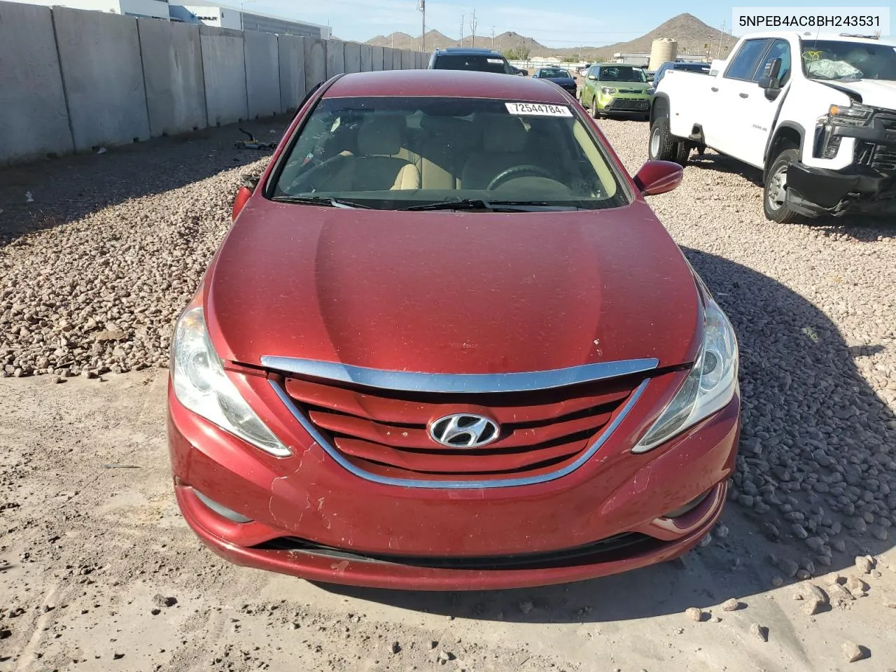 2011 Hyundai Sonata Gls VIN: 5NPEB4AC8BH243531 Lot: 72544784