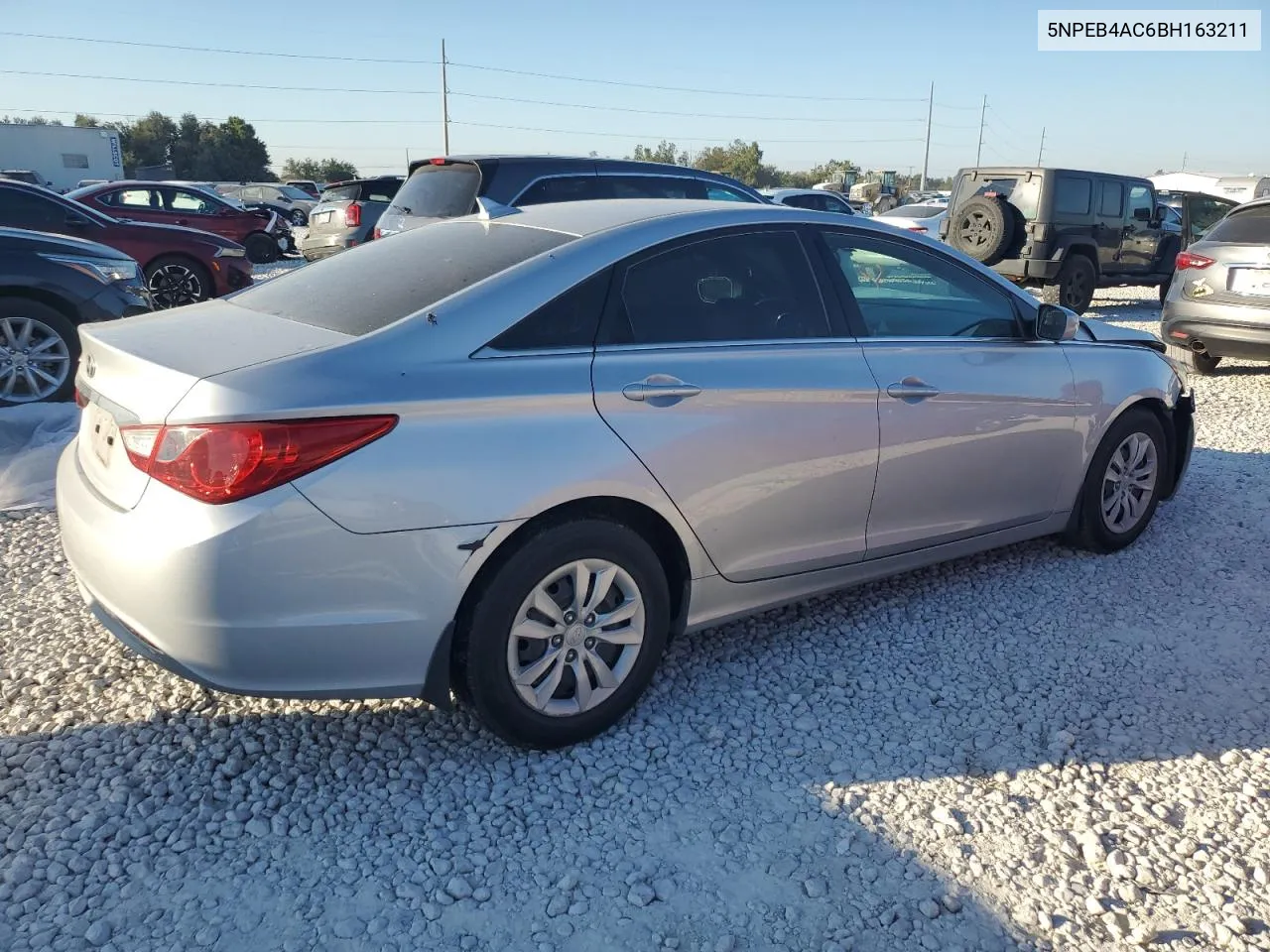 2011 Hyundai Sonata Gls VIN: 5NPEB4AC6BH163211 Lot: 72761474