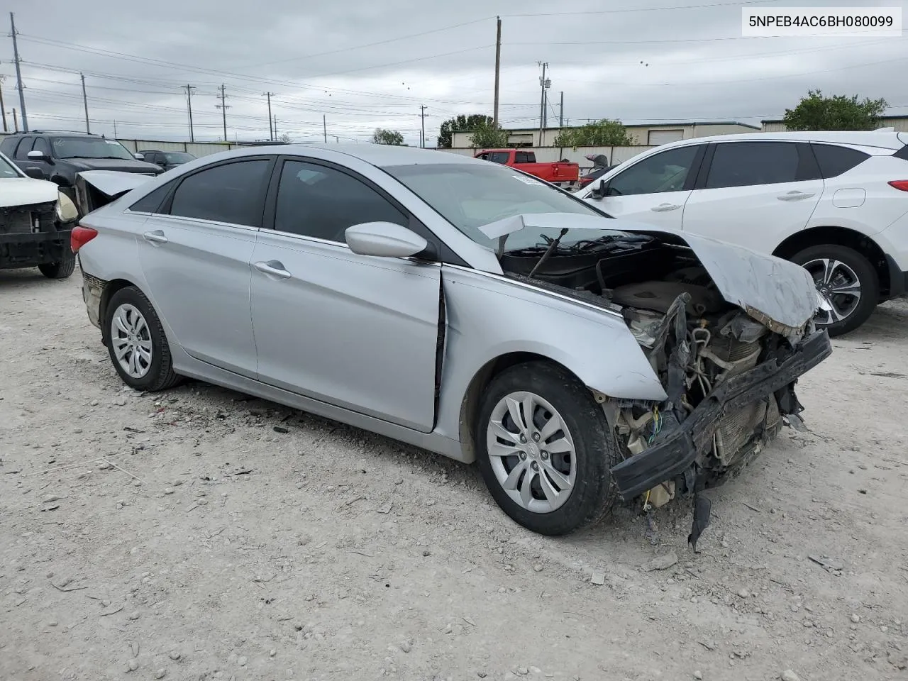 2011 Hyundai Sonata Gls VIN: 5NPEB4AC6BH080099 Lot: 72989544