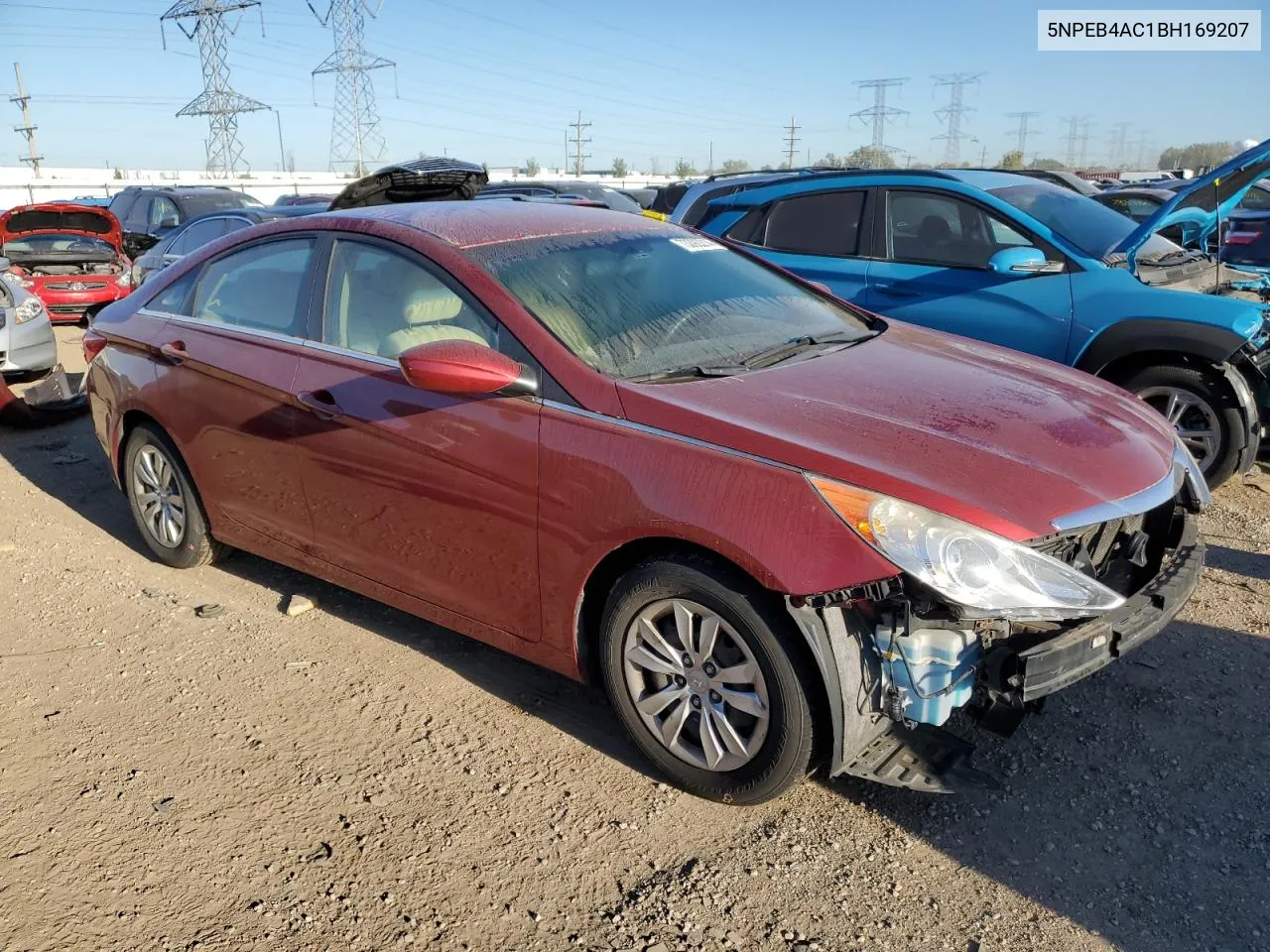 2011 Hyundai Sonata Gls VIN: 5NPEB4AC1BH169207 Lot: 73392214