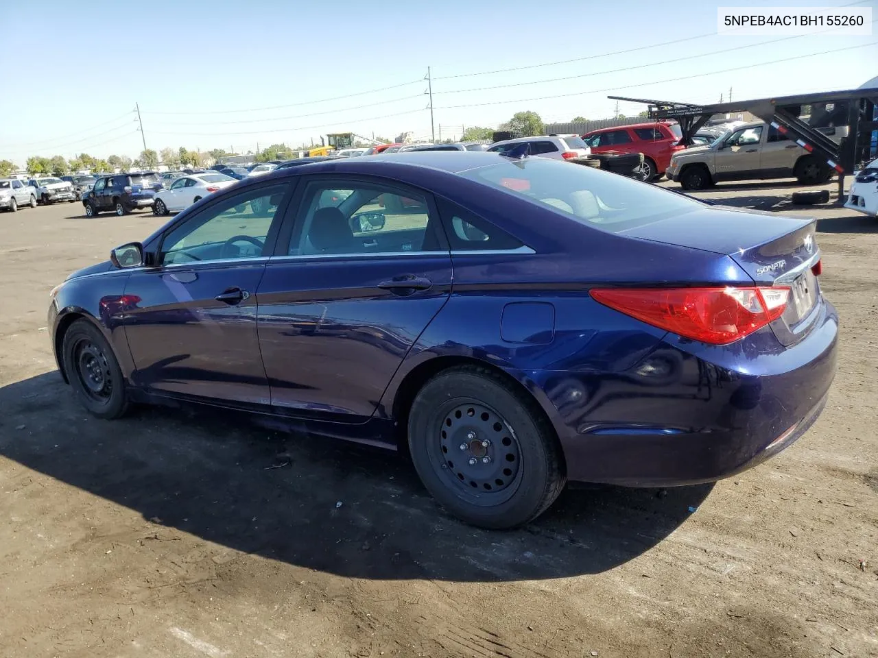 2011 Hyundai Sonata Gls VIN: 5NPEB4AC1BH155260 Lot: 73612214