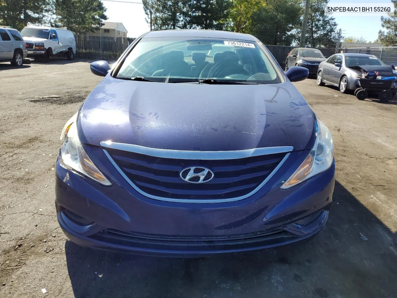 2011 Hyundai Sonata Gls VIN: 5NPEB4AC1BH155260 Lot: 73612214