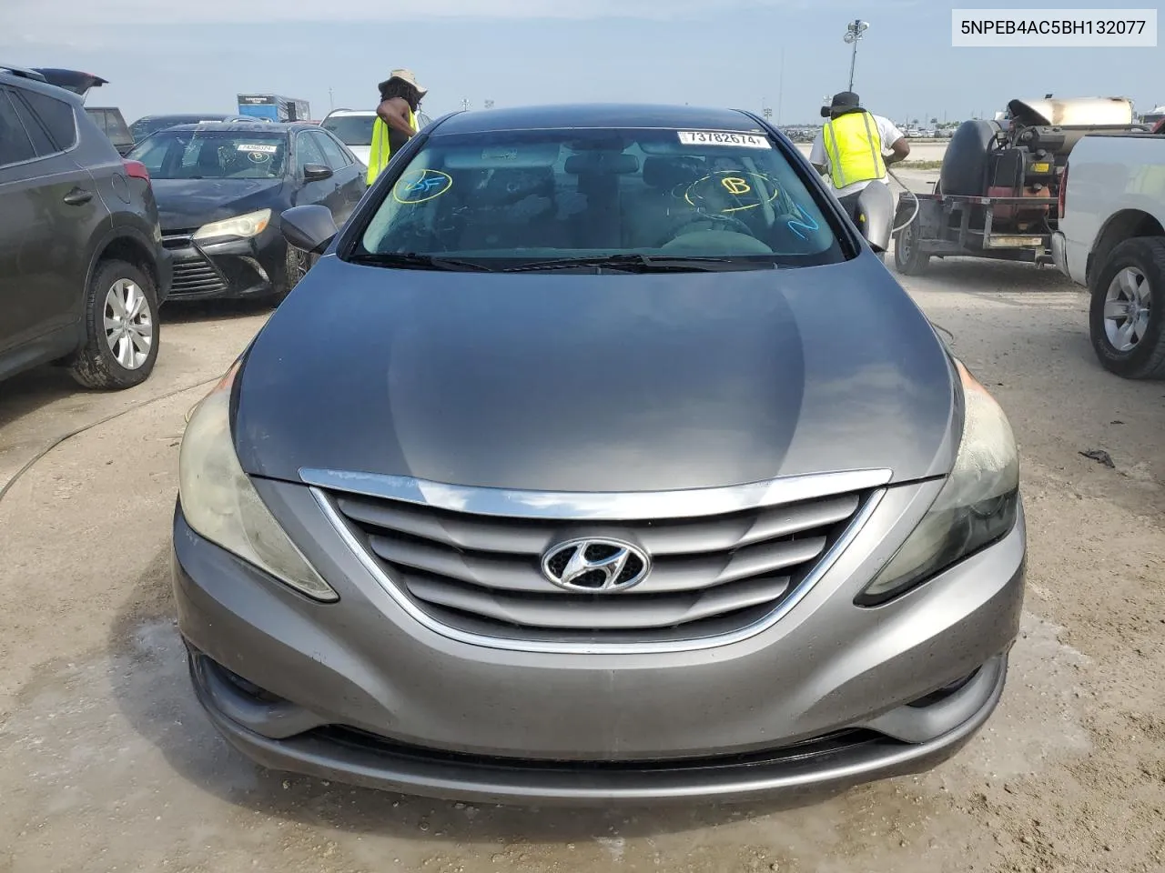 2011 Hyundai Sonata Gls VIN: 5NPEB4AC5BH132077 Lot: 73782674