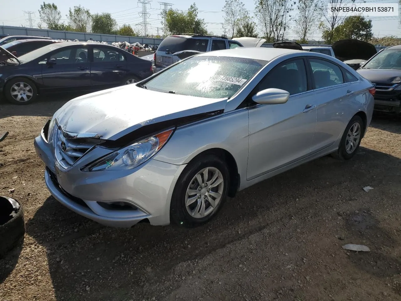 2011 Hyundai Sonata Gls VIN: 5NPEB4AC9BH153871 Lot: 73985294