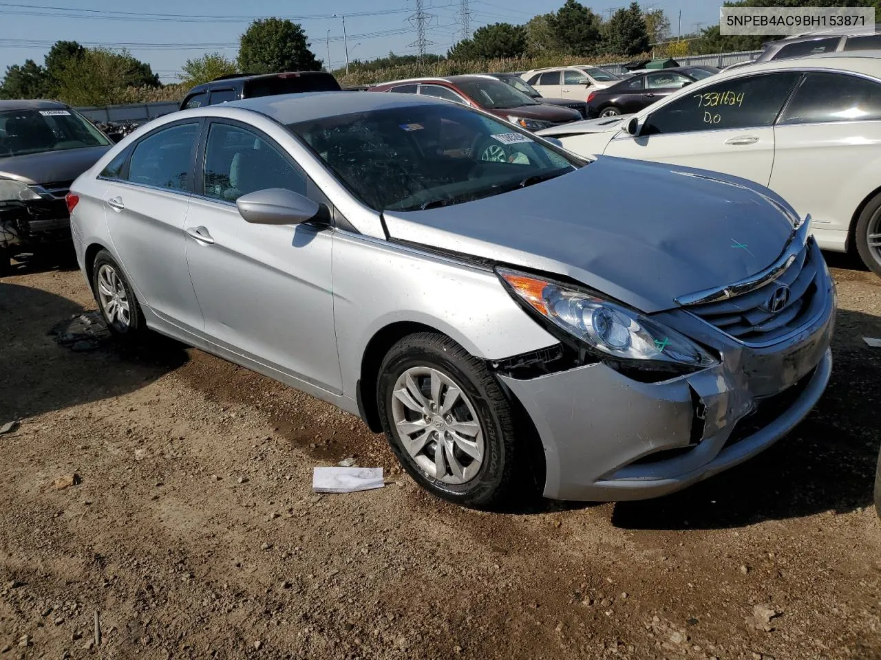 2011 Hyundai Sonata Gls VIN: 5NPEB4AC9BH153871 Lot: 73985294