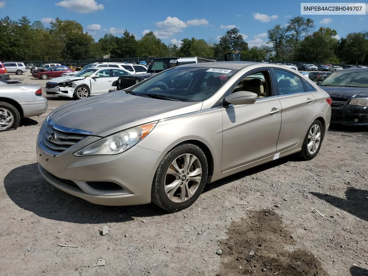 2011 Hyundai Sonata Gls VIN: 5NPEB4AC2BH049707 Lot: 74016674