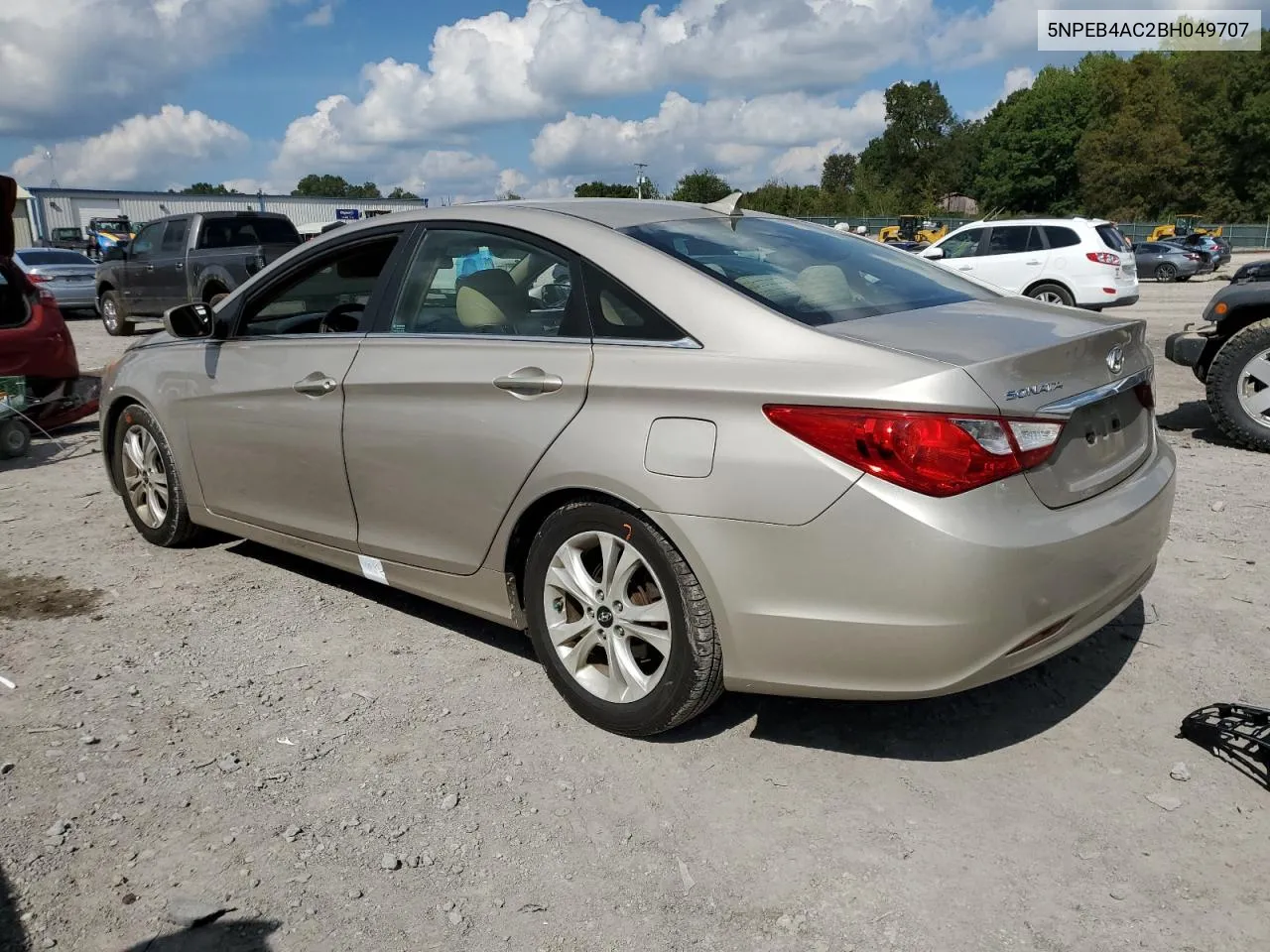 2011 Hyundai Sonata Gls VIN: 5NPEB4AC2BH049707 Lot: 74016674