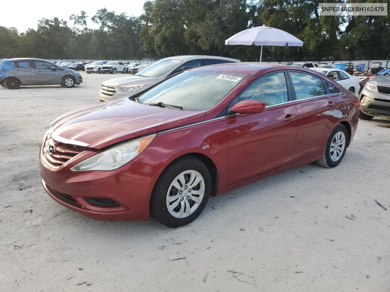 2011 Hyundai Sonata Gls VIN: 5NPEB4ACXBH162479 Lot: 74294064