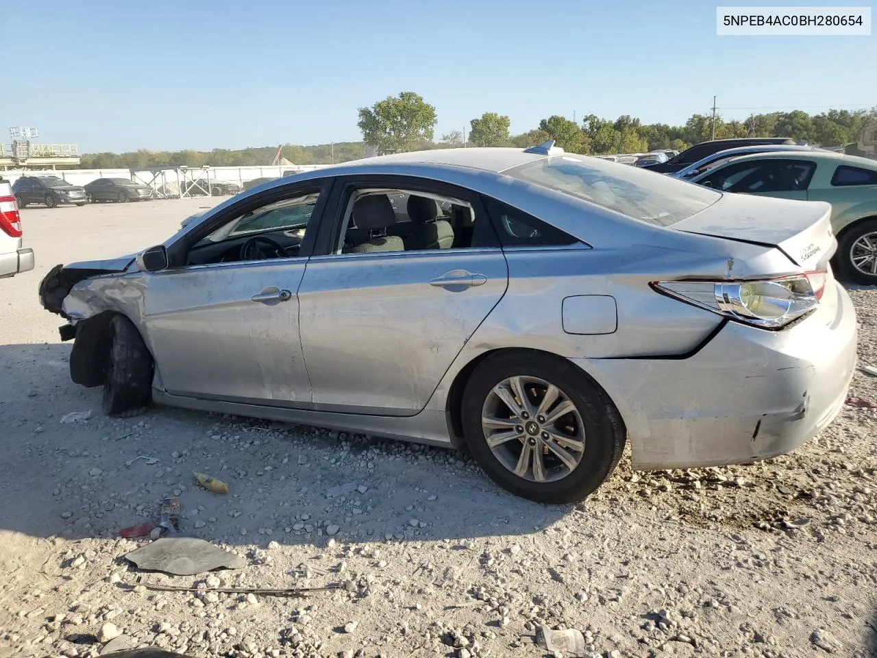 2011 Hyundai Sonata Gls VIN: 5NPEB4AC0BH280654 Lot: 74422454