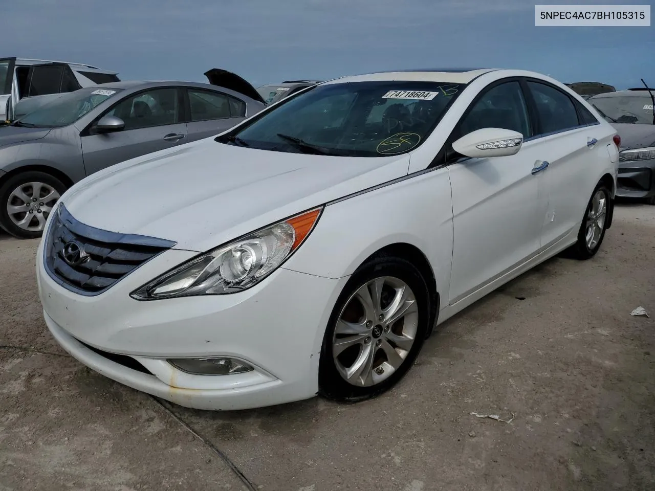 2011 Hyundai Sonata Se VIN: 5NPEC4AC7BH105315 Lot: 74718604