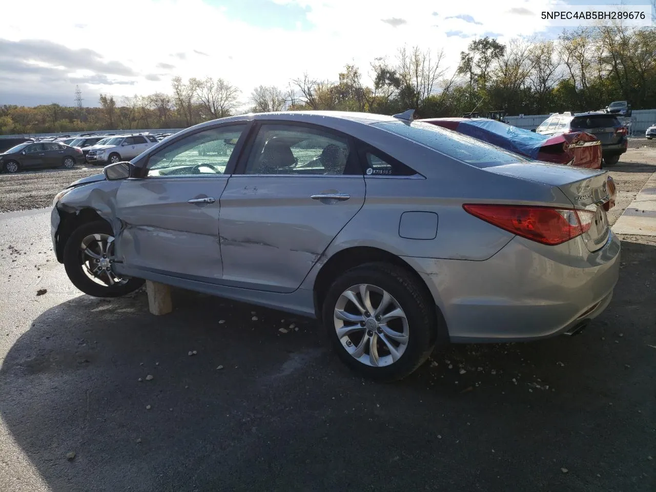 2011 Hyundai Sonata Se VIN: 5NPEC4AB5BH289676 Lot: 74720424