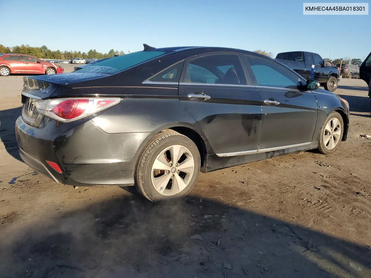 2011 Hyundai Sonata Hybrid VIN: KMHEC4A45BA018301 Lot: 74801114