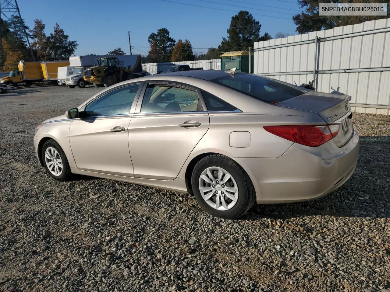 2011 Hyundai Sonata Gls VIN: 5NPEB4AC8BH025010 Lot: 75045844