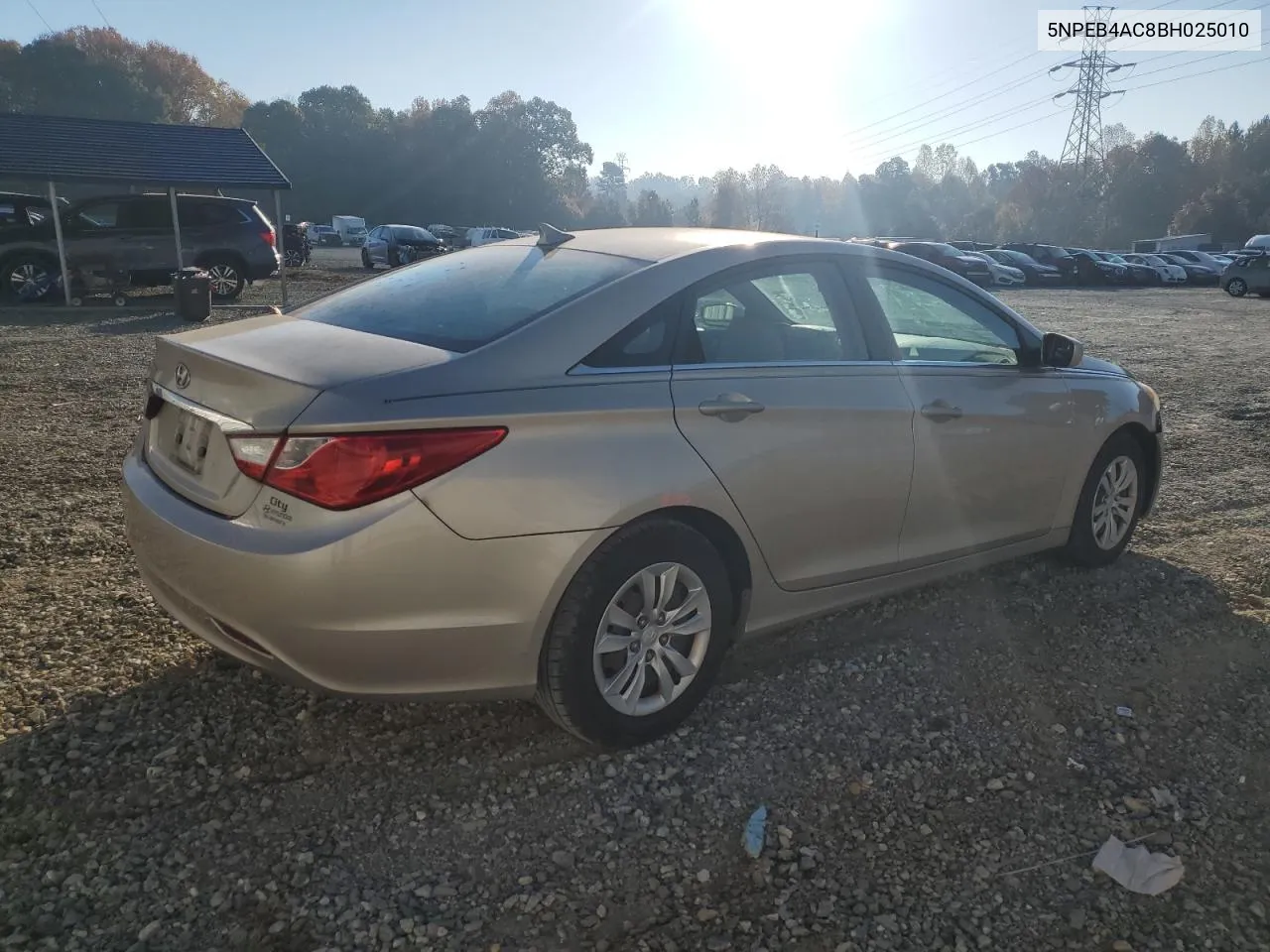 2011 Hyundai Sonata Gls VIN: 5NPEB4AC8BH025010 Lot: 75045844