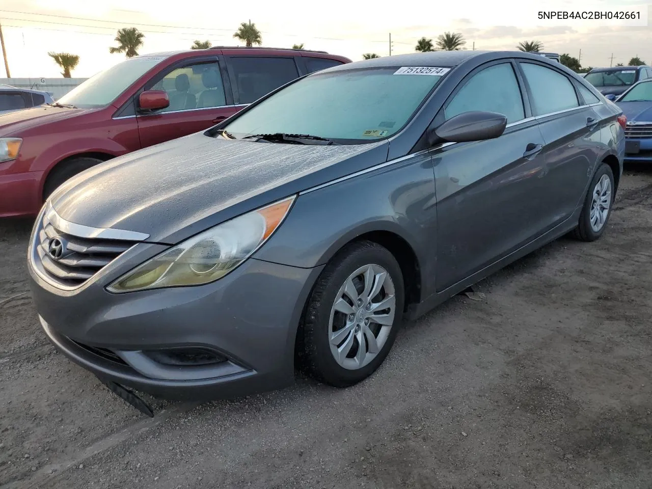 2011 Hyundai Sonata Gls VIN: 5NPEB4AC2BH042661 Lot: 75132574