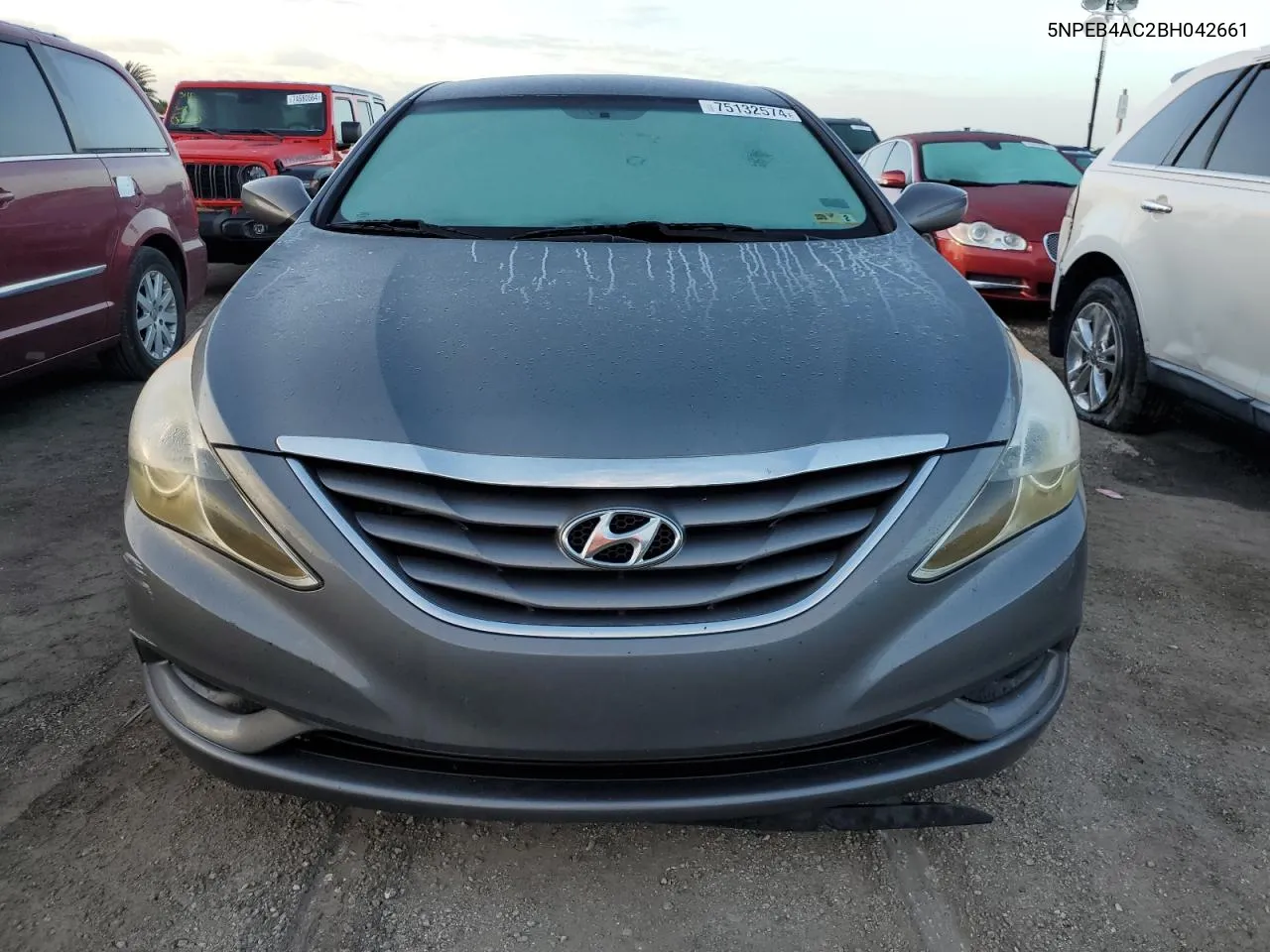 2011 Hyundai Sonata Gls VIN: 5NPEB4AC2BH042661 Lot: 75132574