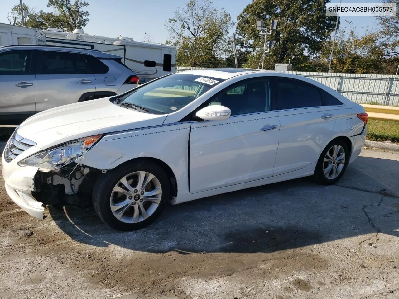 2011 Hyundai Sonata Se VIN: 5NPEC4AC8BH005577 Lot: 75132954