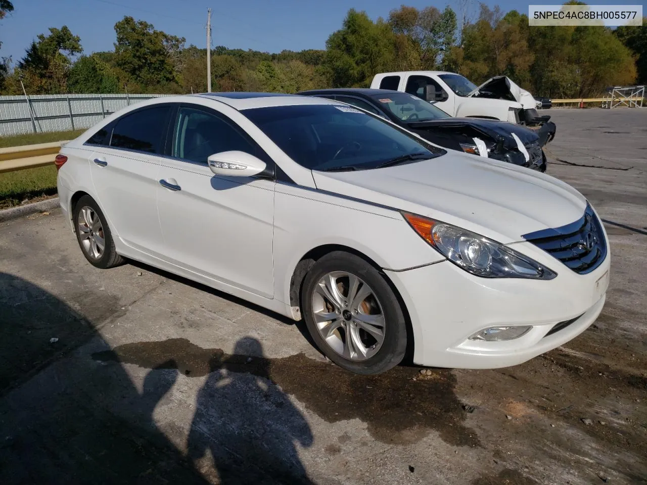 2011 Hyundai Sonata Se VIN: 5NPEC4AC8BH005577 Lot: 75132954