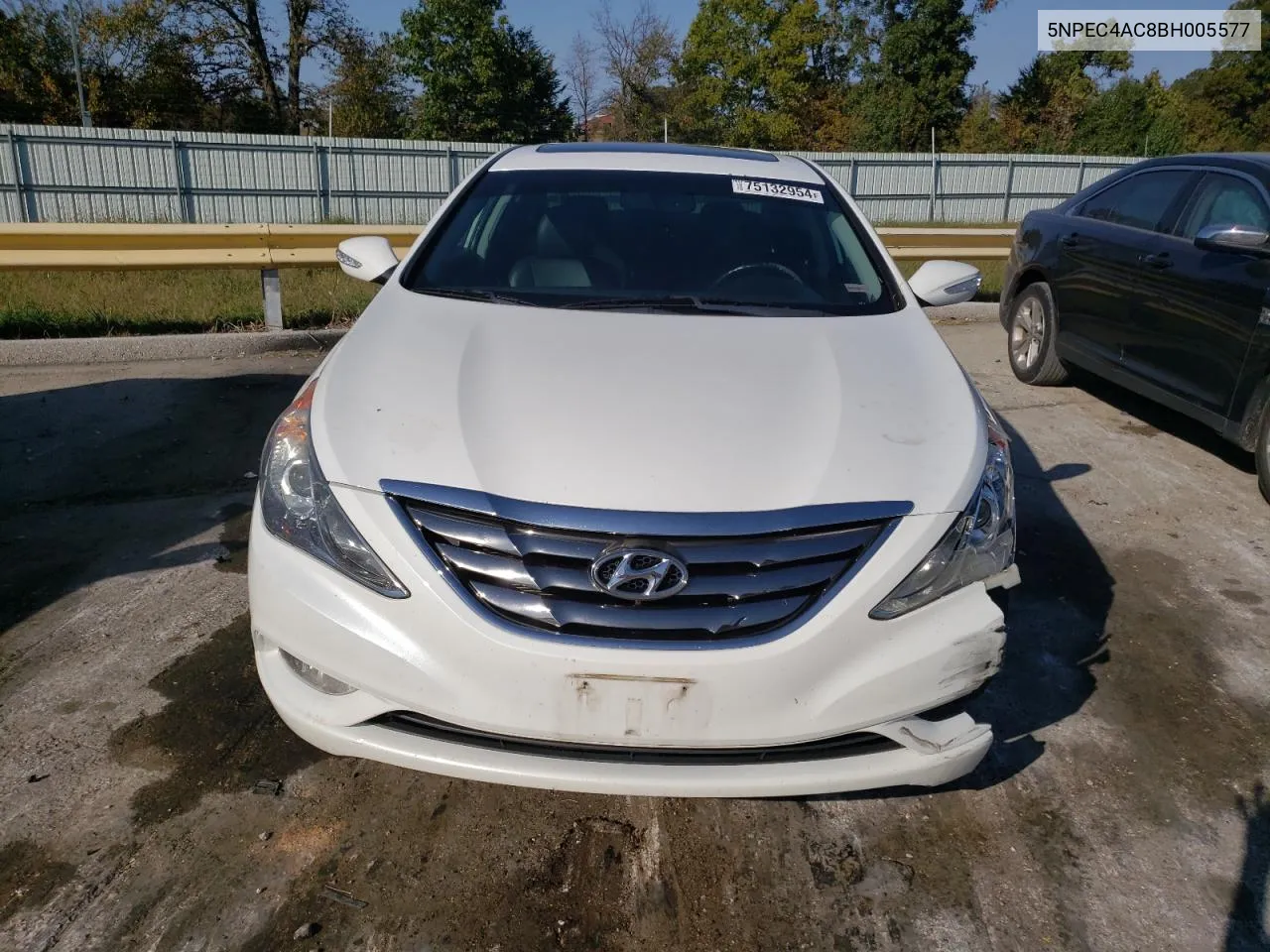 2011 Hyundai Sonata Se VIN: 5NPEC4AC8BH005577 Lot: 75132954