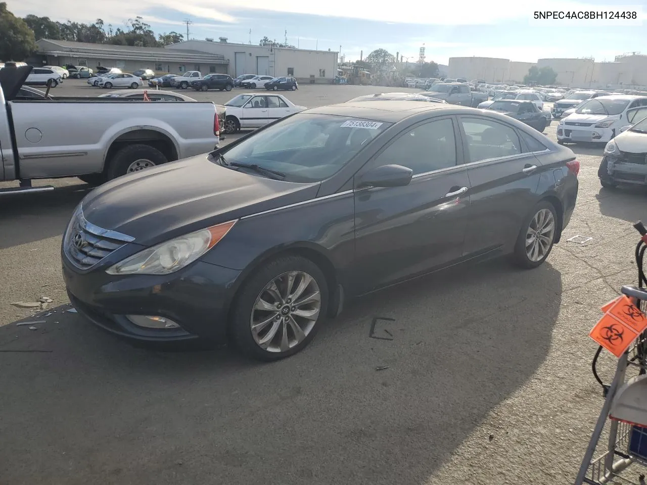 2011 Hyundai Sonata Se VIN: 5NPEC4AC8BH124438 Lot: 75138304