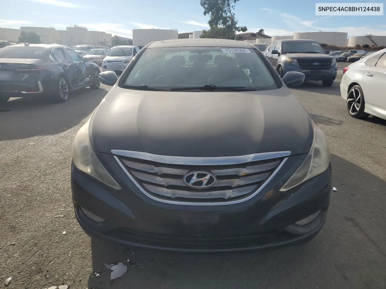 2011 Hyundai Sonata Se VIN: 5NPEC4AC8BH124438 Lot: 75138304