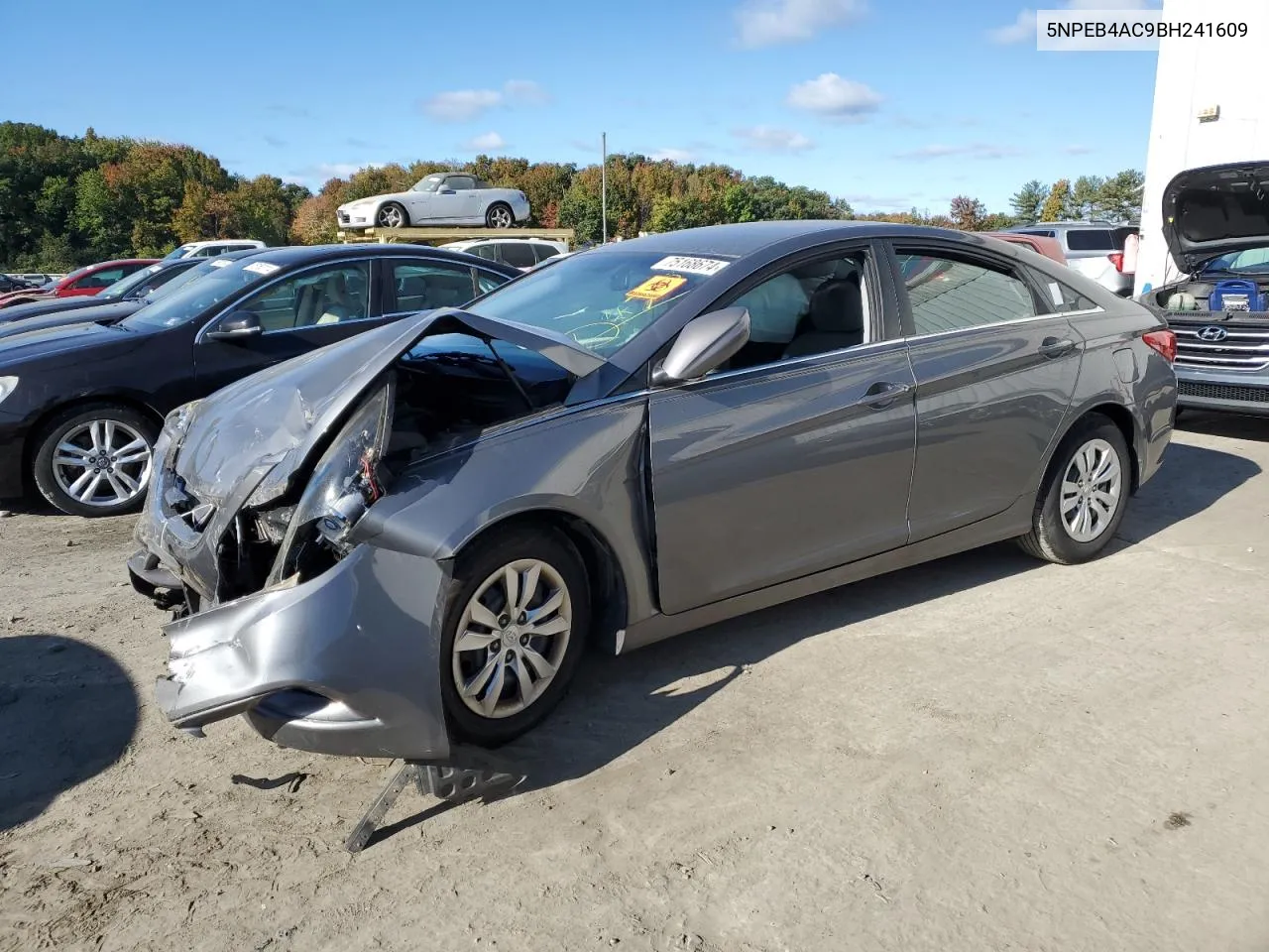 2011 Hyundai Sonata Gls VIN: 5NPEB4AC9BH241609 Lot: 75168674