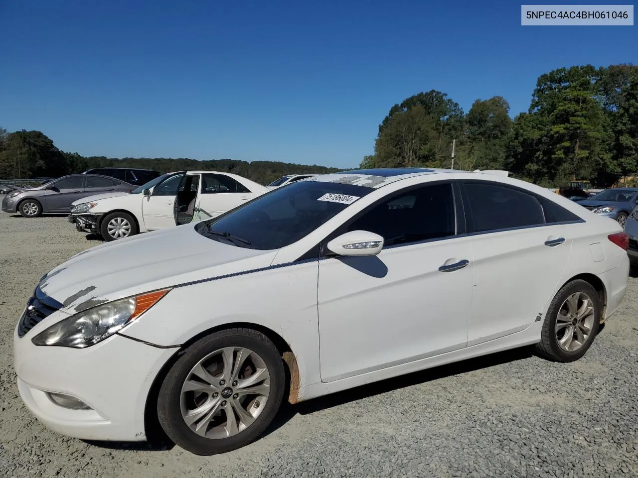 2011 Hyundai Sonata Se VIN: 5NPEC4AC4BH061046 Lot: 75186004