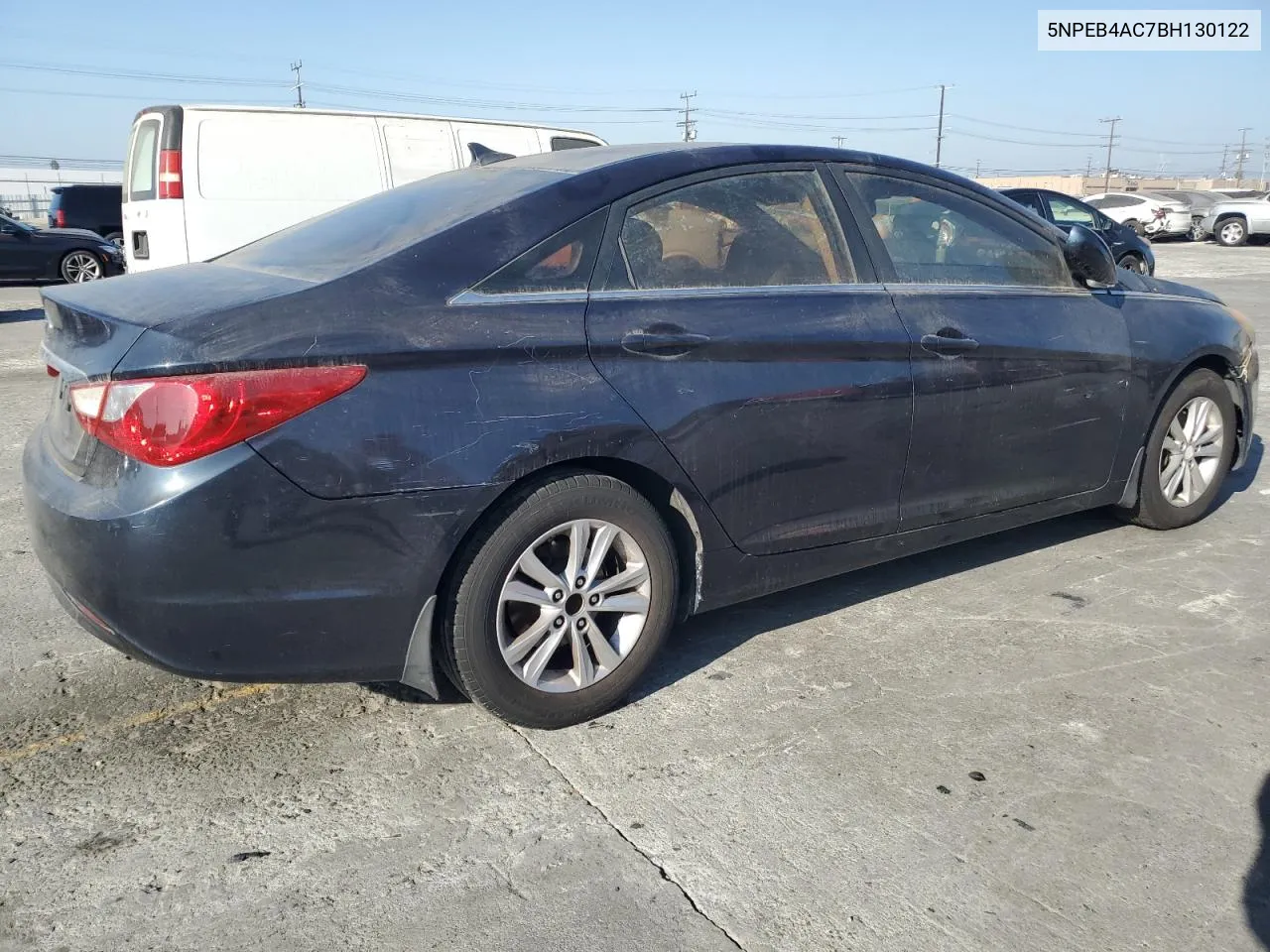 2011 Hyundai Sonata Gls VIN: 5NPEB4AC7BH130122 Lot: 75227344