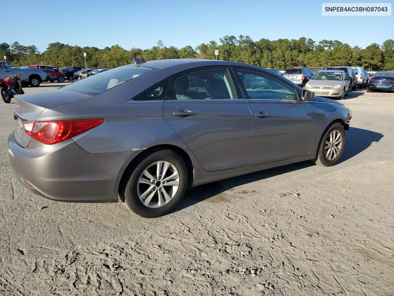 2011 Hyundai Sonata Gls VIN: 5NPEB4AC3BH087043 Lot: 75310914