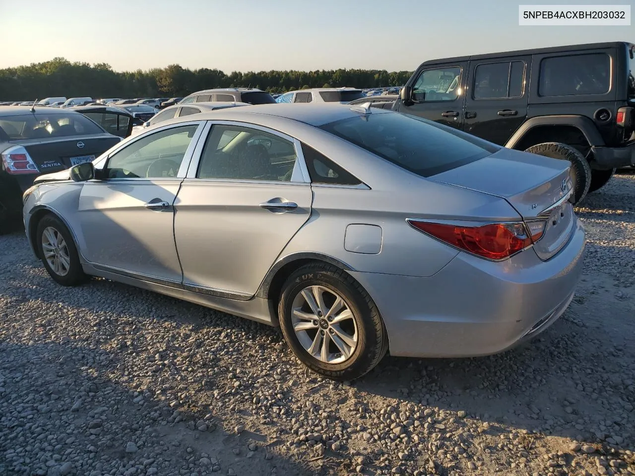 2011 Hyundai Sonata Gls VIN: 5NPEB4ACXBH203032 Lot: 75330224