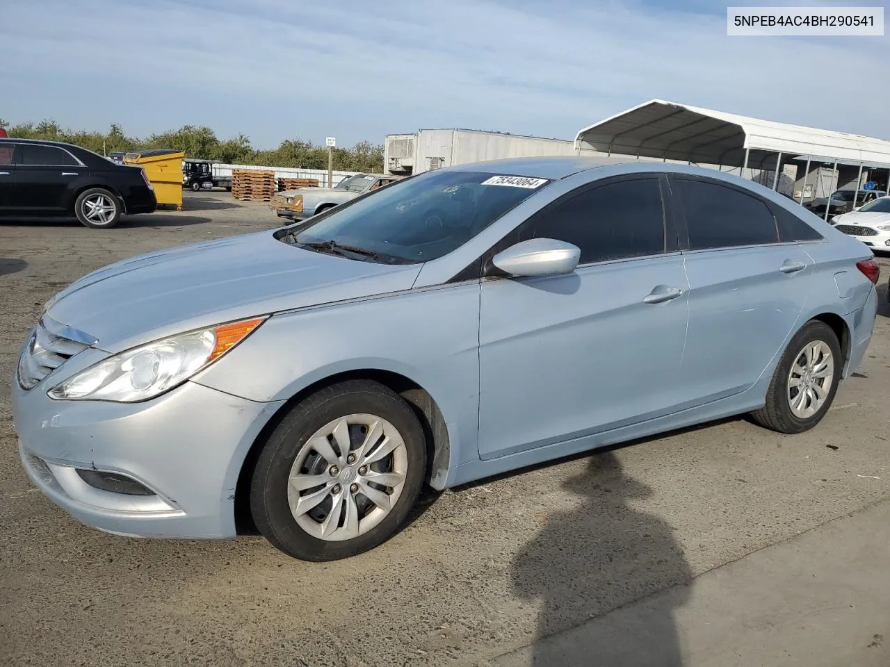 2011 Hyundai Sonata Gls VIN: 5NPEB4AC4BH290541 Lot: 75343064